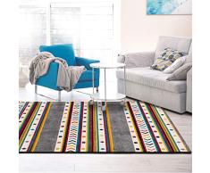 Universal Alfombra Étnica Pelo Corto Multicolor, Badari Étnica Multi, 160 x 230 cm