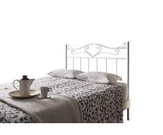 HOGAR24 ES | Cabecero de Forja Modelo 210 | Color Blanco | Cama de 105 cm.