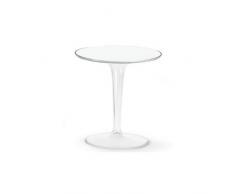 Kartell Tiptop 8600B4 - Mesa Auxiliar Transparente