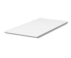 TENZO Lima Tequila 2184-001 - Tablero para Mesa (2,5 x 45 x 95 cm, Madera DF lacada), Color Blanco Mate