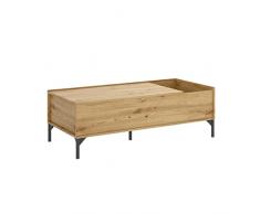 DEKIT GRUPO RIMOBEL Ness Mesa de Centro elevable, Melamina, Nordic, 41x99x60 cm