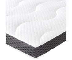 Amazon Basics - Cubrecolchón de espuma de gel de 7 cm - 140 x 200 cm