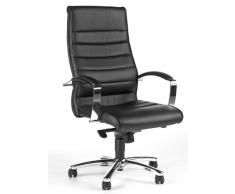 TOPSTAR Luxus - Silla de Oficina de Cuero, Color Negro [Importado de Alemania]