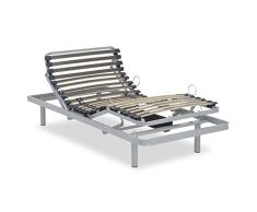 Gerialife® Cama Articulada Eléctrica Reforzada (90x200, Mando inalámbrico)