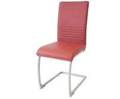 Albatros Silla Cantilever Murano Set de 4 sillas Rojo, SGS Probado