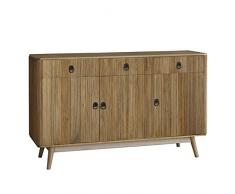 PÄRUMM Aparador Lessime de Madera de Paulownia, 86.5 x 40 x 139
