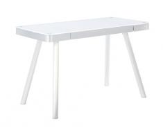 Maja Escritorio Thore, Vidrio, Blanco, B/H/T ca. 120/73/60 cm