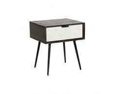 DKD Home Decor Mesita de Noche, Madera de Mango, Estándar
