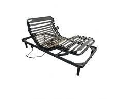 DUÉRMETE ONLINE - Cama Articulada Eléctrica Ergomedic Pro, 5 Planos, Bastidor Reforzado, Fiable y Silenciosa, Acero 60x20mm, 90 x 190