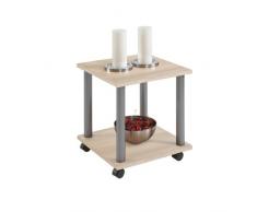 FMD Jango 11 - Mesa Auxiliar (40 x 44,5 x 40 cm), Fresno