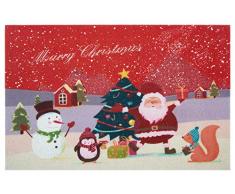 Hanse Home Felpudo de Navidad, 45 x 70 cm, con Parte Inferior de PVC Antideslizante, Ideal para Interior y Exterior