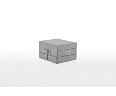 Atlantic Home Collection Lenny - Taburete Plegable (75/195/15 cm), Color Gris