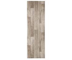 Tadi & Imperio1979 Alfombra Madera Larga para Cocina de Vinilo Antideslizante, para pasillos, salón y Suelo vinílico, TOBOS 02 Roble