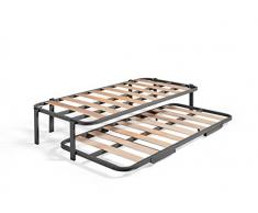 HOGAR24 - Cama Nido METÁLICA80X180 Reforzada 6 Patas