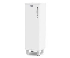 TENZO 5121-005 Malibu - Armario bajo de diseño, se Puede Cerrar (111 x 35 x 34 cm, Fibra de Madera de Densidad Media, Lacado), Color Blanco