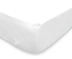 Soleil docre Funda de colchón, Algodón, Blanco, 90 X 190 cm