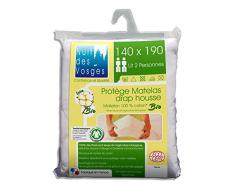 Nuit des Vosges Bio Protector de colchón 140x190 - Totalmente orgánico - Anti alergias