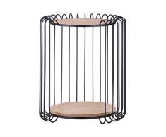 Casablanca modernes Design Mesa pequeña, Madera de ingeniería Metal, Höhe 51,5 cm
