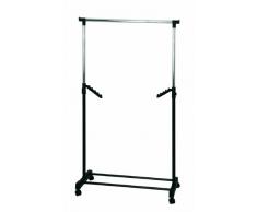Haku Möbel 44534 Armario en rollo, 90 x 43 x 95/170 cm, aluminio / cromo / gris