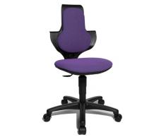 Topstar 71330BC70 Ergo Scool - Silla de Escritorio Infantil y Juvenil, Color Morado