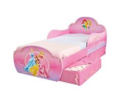 Worlds Apart Infantil con Espacio de Almacenamiento Debajo de la Cama, Madera, Rosa, 63.00x77.00x143.00 cm