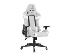 Oversteel ULTIMET Silla Gaming Profesional en Tela, Gris Claro/Blanco