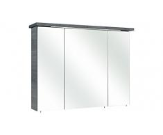PELIPAL 328 Alika Armario con Espejo, Madera, Graphit Struktur Quer Nachbildung, 75x72x20 cm