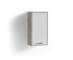 Homexperts Lido - Armario de Pared (melamina, 35,5 x 73 x 24,5 cm)