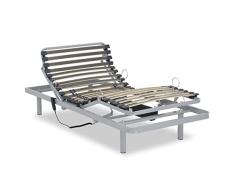 Gerialife® Cama Articulada Eléctrica Reforzada (80x200, Mando por Cable)