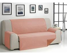 Martina Home 0 Cubre Sofa Acolchado, Teja/Coral, 3 Plazas