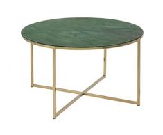 Amazon Brand - Movian Rom - Mesa de centro, 80 x 80 x 45 cm, verde