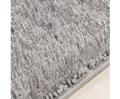 Flora Carpets monl- Shaggy/Moonlight Alfombra de salón, poliéster, Gris, 300x80x3 cm