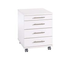 Cajonera con Ruedas para Muebles Colors, 701401, Color Gris Claro, Aprox. 41,6 x 50 x 56,9 cm.