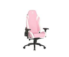 Newskill Silla Gaming Profesional Neith, Piel Sintética, Altura Ajustable, Reposabrazos Acolchados 4D, Reclinable 180º, Cojín Lumbar y Cervical, Pistón Clase 4, Silla Gamer Color Rosa
