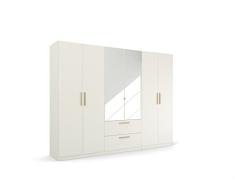 Rauch Möbel Skandi by QUADRA SPIN Gabinete de Puerta giratoria, Madera de ingeniería, Blanco, 271x210x54