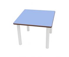 Mobeduc la Plaza de los niños Infantil Mesa, Madera, Lavanda Azul, tamaño 3, 80 x 80 x 59 cm