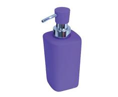 MSV 140911 - haití dispensador jabón de cerámica de Color Violeta 6,5 x 6,5 x 15,5 cm