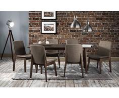 Julian Bowen Kensington Mesa de Comedor Extensible, Talla única