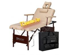 Master Masaje 71 cm del Ray™ Salon Mobile Masajeador Belleza Cama Sofá Paquete con calefacción Therma-Top®-Beige