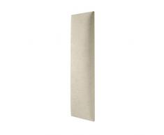 MOLLIS Panel de Tapicería, Panel de Pared Rectangular y Decorativo, Adecuado como Cabecero de Cama o Protección contra Impactos, Reduce el Sonido y Mejora la Acústica, de Espuma, 60 x 15 cm, Arena