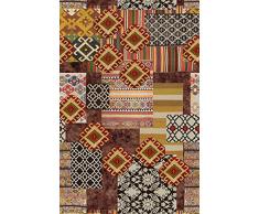 Vilber Bohemian Kilim 2494 Alfombra, Vinilo, Multicolor, 100x153x0.2cm