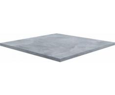 VCM masola Placa de Esquina para Escritorio, Aspecto de Madera, Color Blanco/hormigón, 8 x 50 x 50 cm