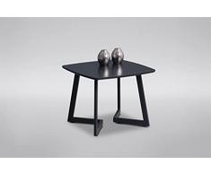M2 Kollektion Tíbet 1 Mesa de café, Metal, Negro, 60x46x60