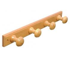 Brinox Perchero, Roble, 48x5.5x7.4 cm