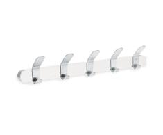 Blomus 63264 Venea - Perchero de pared (5 ganchos), color blanco