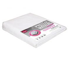 Abeil Protector de colchón 100% algodón – Impermeable en algodón blanco, Cama 140 x 190 cm.