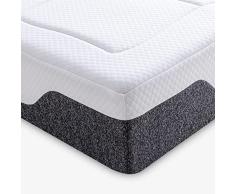 Amazon Basics - Colchón con gel / viscoelástica, resortes encapsulados, 160 x 190 cm