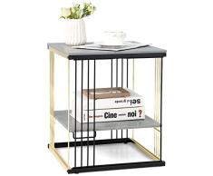 COSTWAY Mesa Auxiliar, 39 x 39 x 45 cm