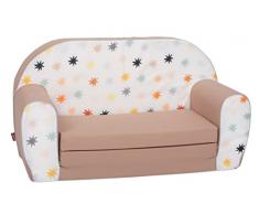 KNORRTOYS.COM Sofá Infantil-Estrellas en Colores Pastel, Algodón
