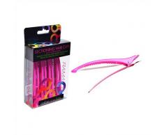Framar Pinzas De Silicona Rosa Para Cabello (4uds)